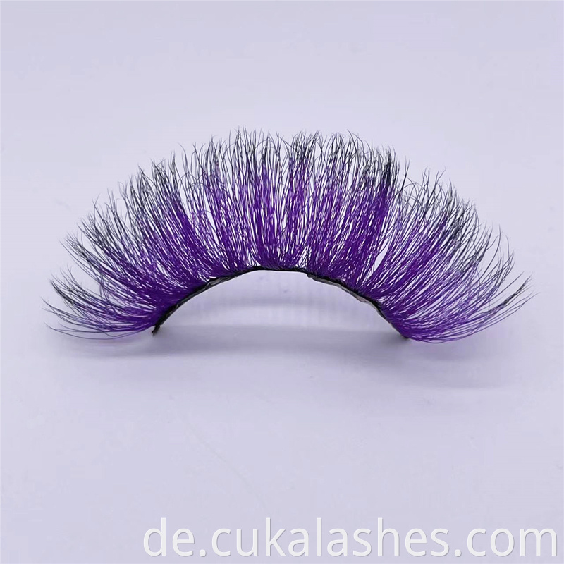 Ombre Purple Lashes